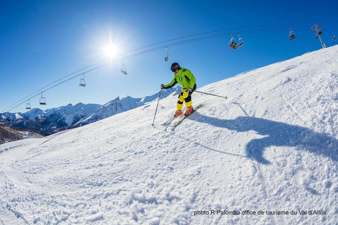 Studio Chaleureux A La Foux D'Allos Bagian luar foto